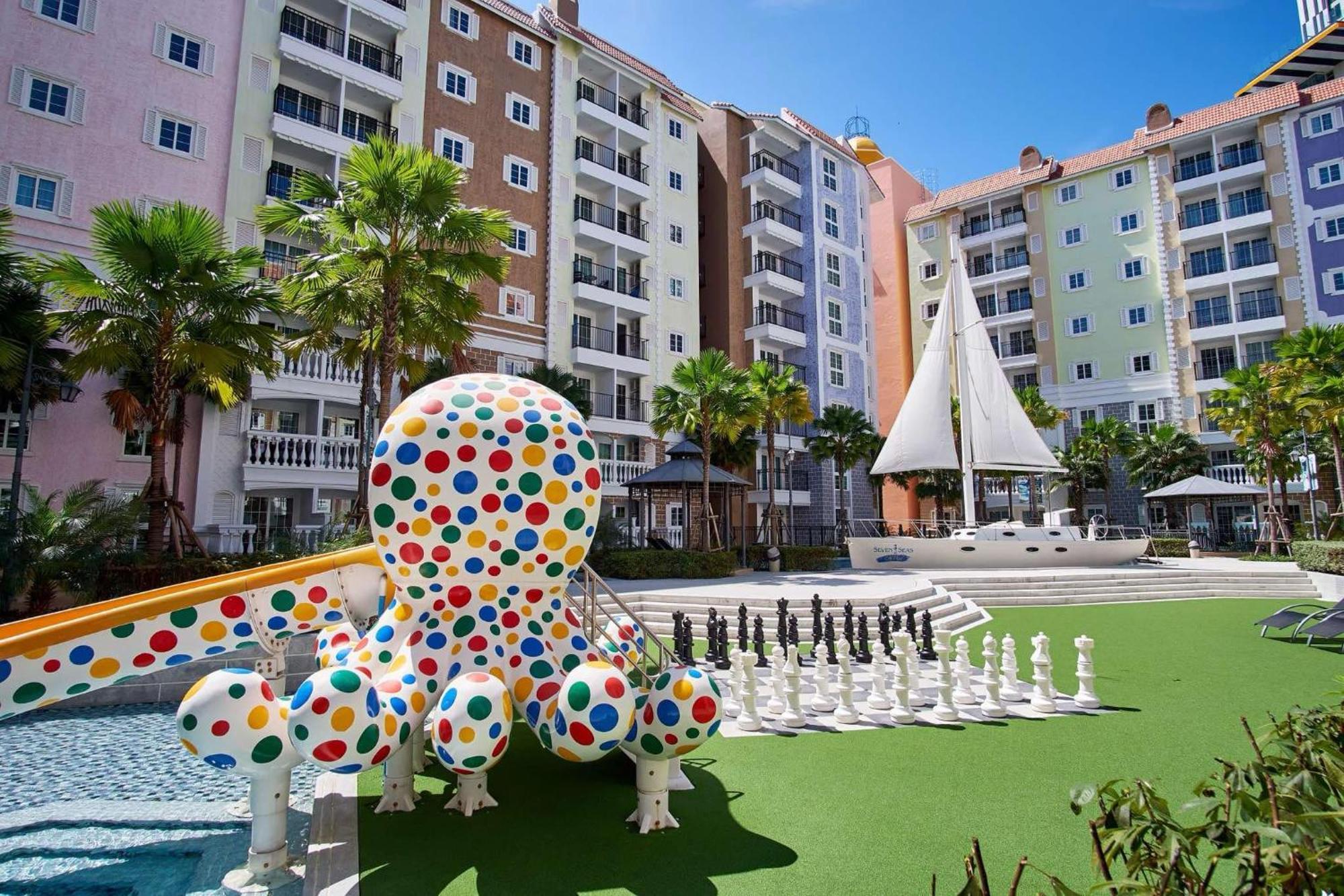 Seven Seas Cote De Azur Hotell Na Chom Thian Eksteriør bilde