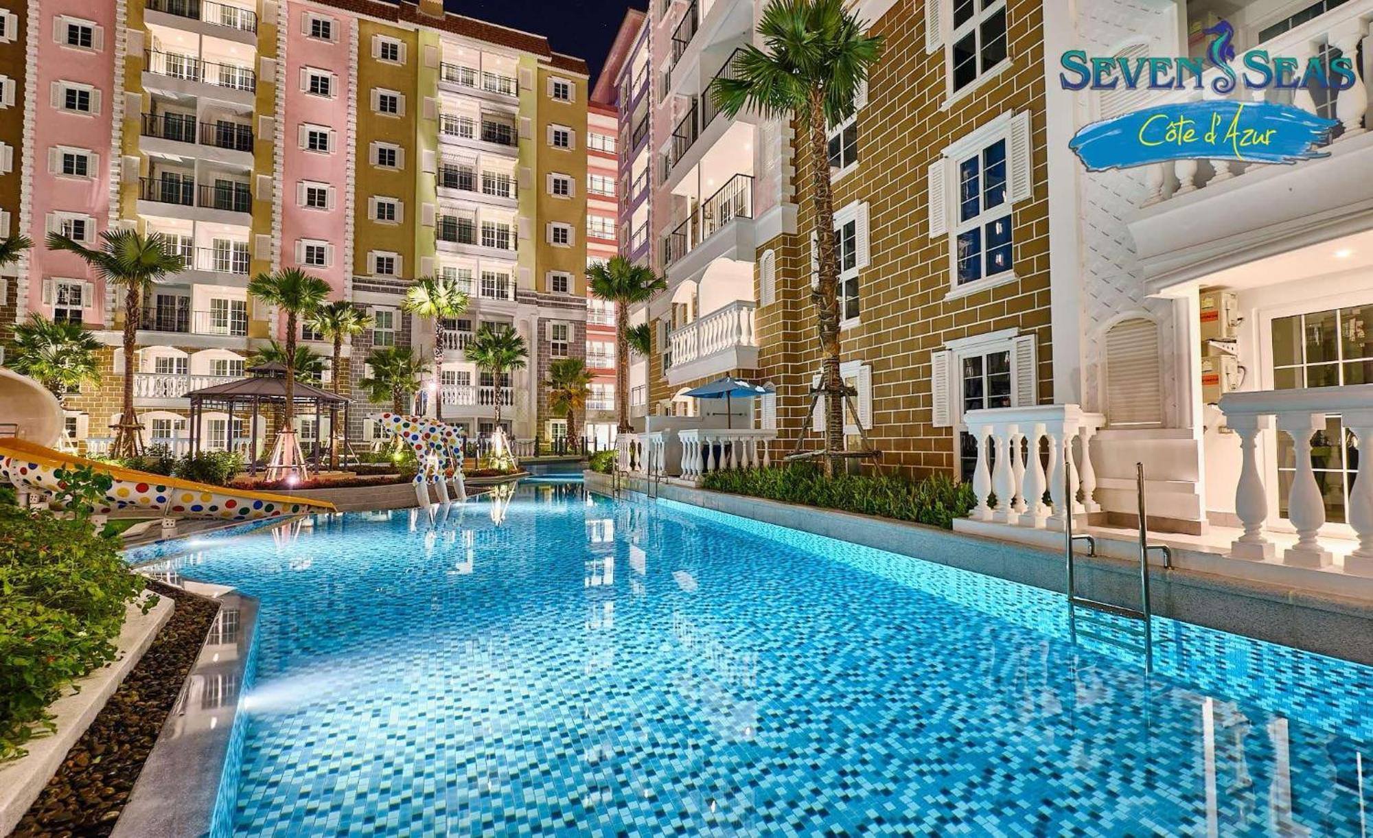 Seven Seas Cote De Azur Hotell Na Chom Thian Eksteriør bilde