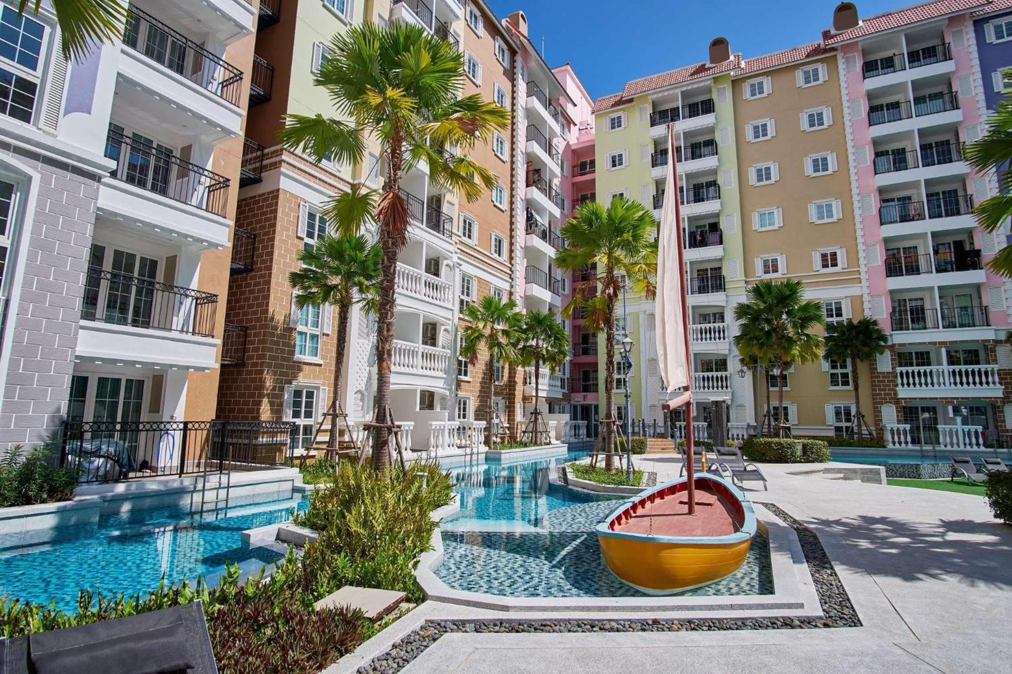 Seven Seas Cote De Azur Hotell Na Chom Thian Eksteriør bilde
